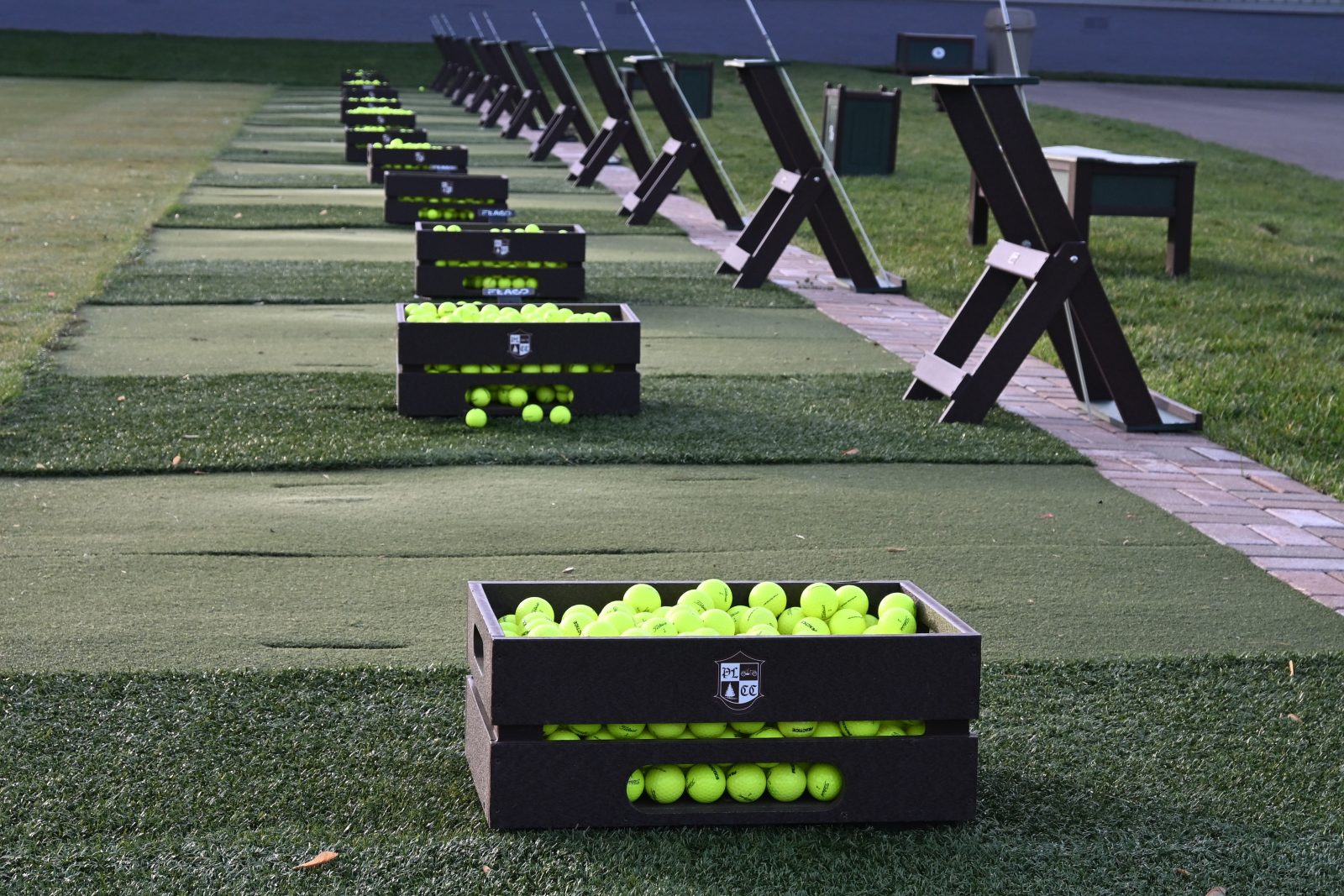 The practice range