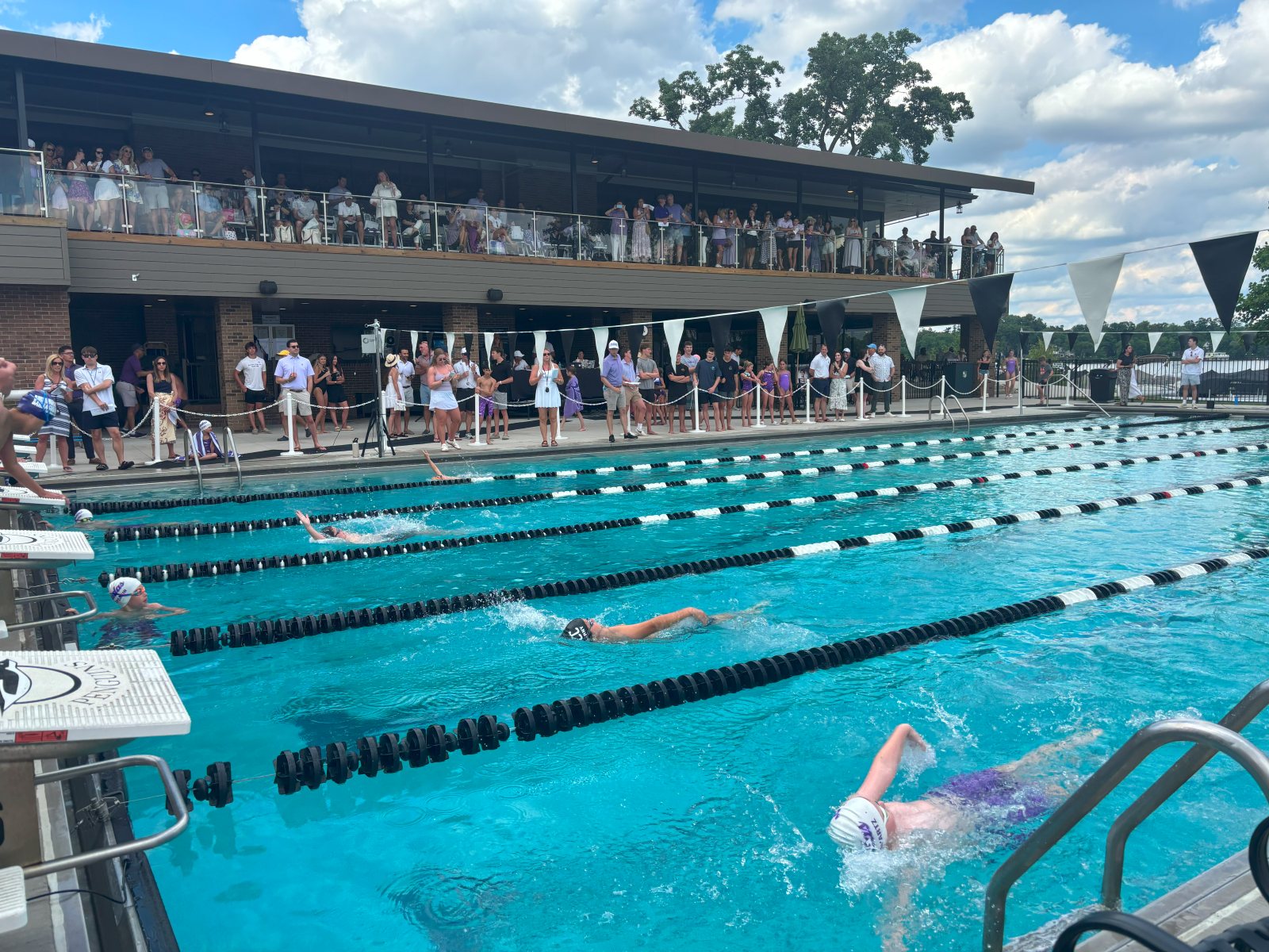 The Olympic-sized pool