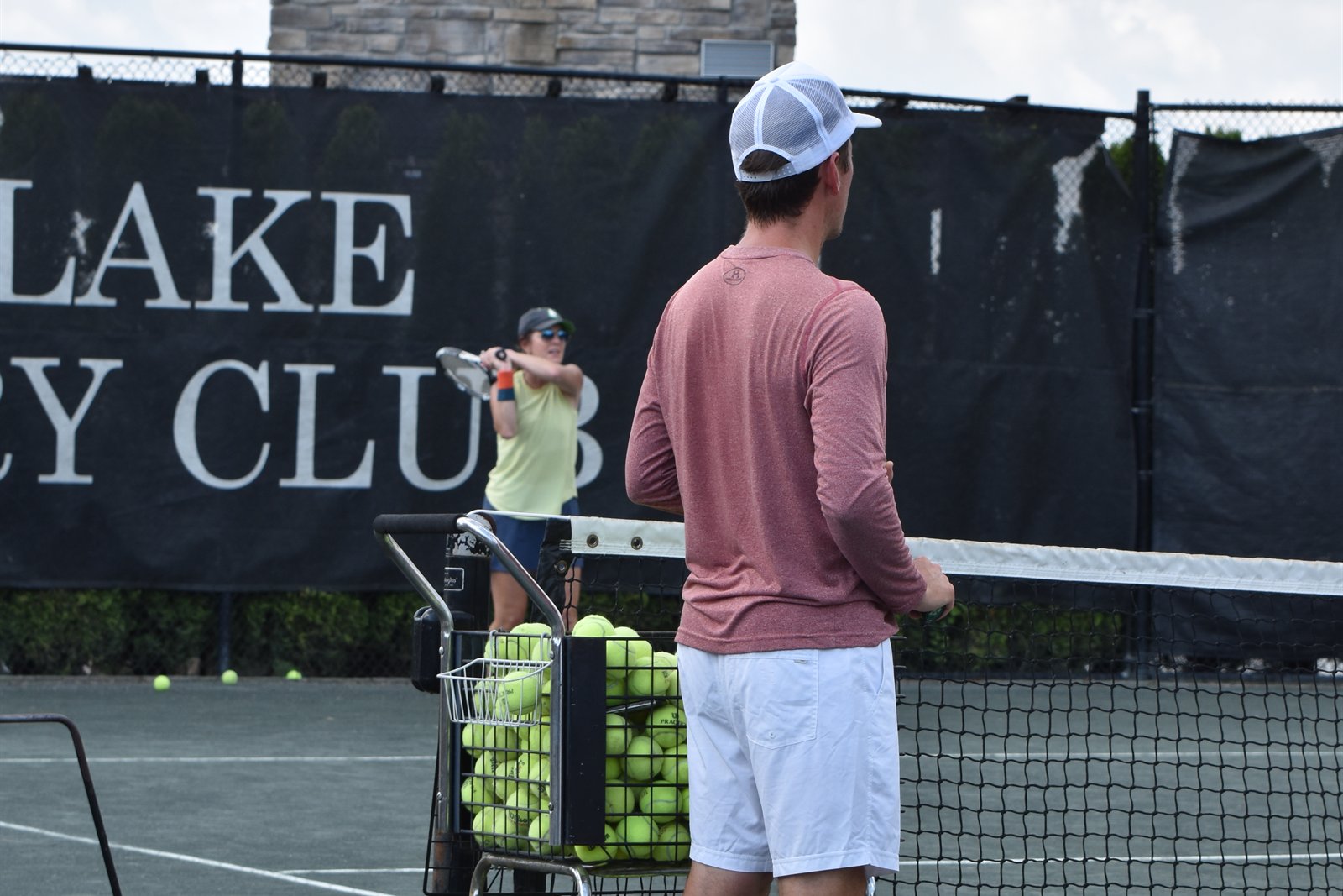Har-Tru clay courts at Pine Lake